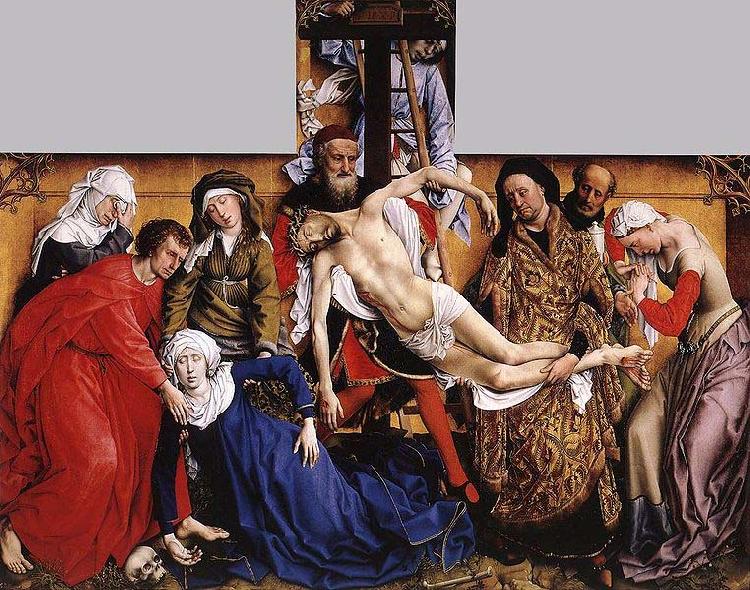 Rogier van der Weyden Descent of Christ from the Cross by Rogier van der Weyden Germany oil painting art